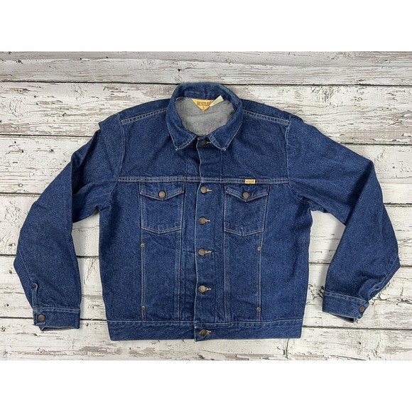 Rustler Jackets & Coats Vintage Rustler Blue Denim Button Up
